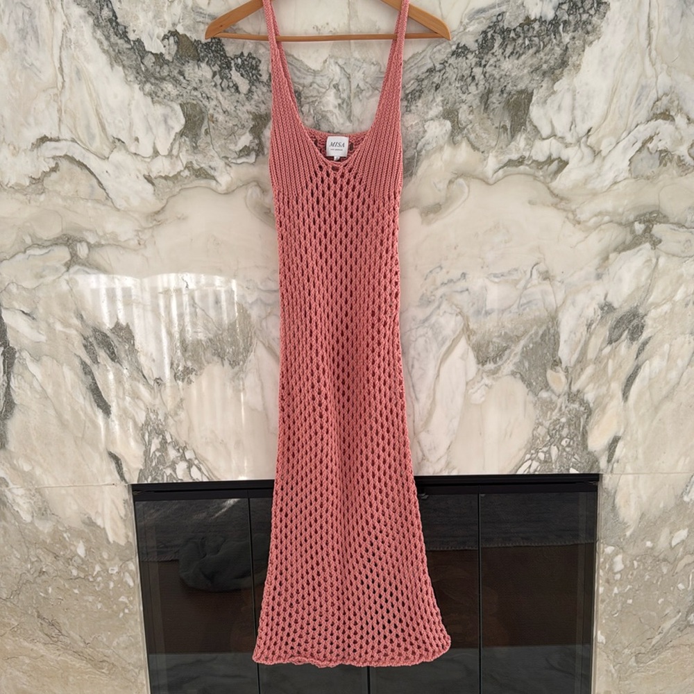 NWOT MISA  crochet swim coverup/dress. Never worn